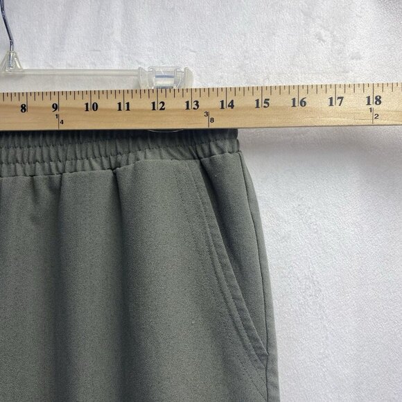 SPLENDID High-Rise Elastic Waist Joggers Pants Women Small Green Side Pockets - Picture 8 of 16